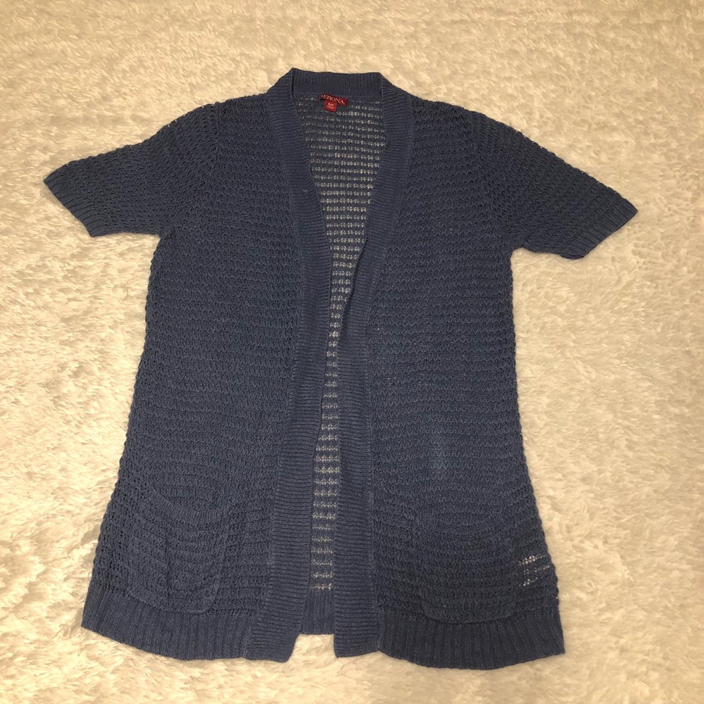 Short sleeve open cardigan - Picture 3 of 8